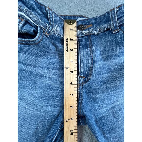 DL1961 Jeans Womens 28 Mara Instasculpt Straight Ankle Gravity Frayed Hem Mid - Picture 5 of 9